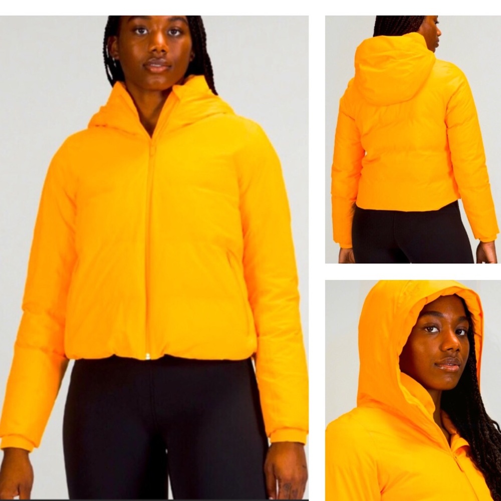 SALE❤️ NWOT LULULEMON SLUSH HOUR ORANGE PUFFER JACKET SIZE 10